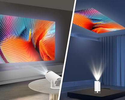 Vidéoprojecteur intelligent 4K compact avec Wi-Fi 6 et Bluetooth 5.0